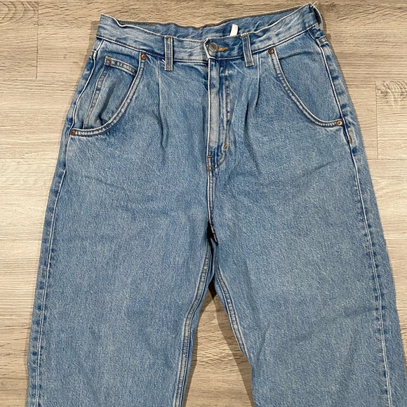 Women's Weekday Frame Pleat Denim Trousers Size 27‎ - Picture 4 of 10